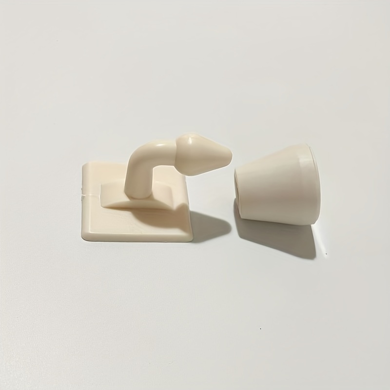 1pc Silicone Door Stop & Wall Protector Adhesive Bumper Floor Pad Holder