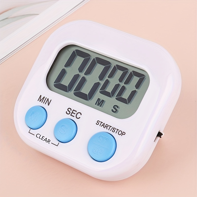Digital Kitchen Timer, Big Display Screen, Loud Alarm, Strong Magnetic  Backing Stand, Cooking Baking Kids Classroom Teacher Game Timers, Minute