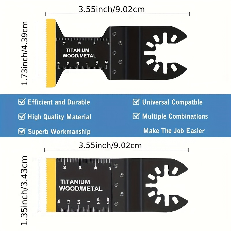 Multi Tool Blade Oscillating Saw Blade Multitool Blade Oscillating  Multi-tools Accessories For Plasterboard Wood Panel Cutting - Temu