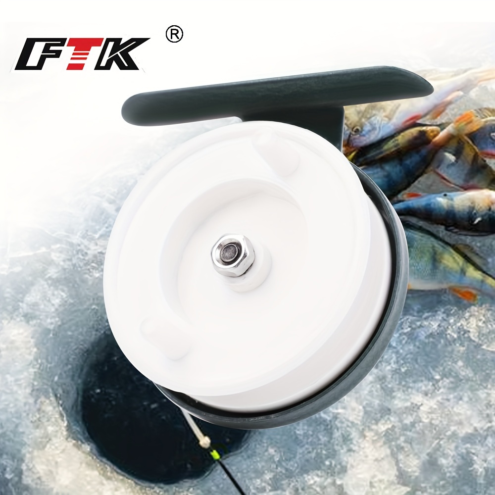 Ftk Mini Winter Spinning Ice Fishing Reel Lightweight - Temu