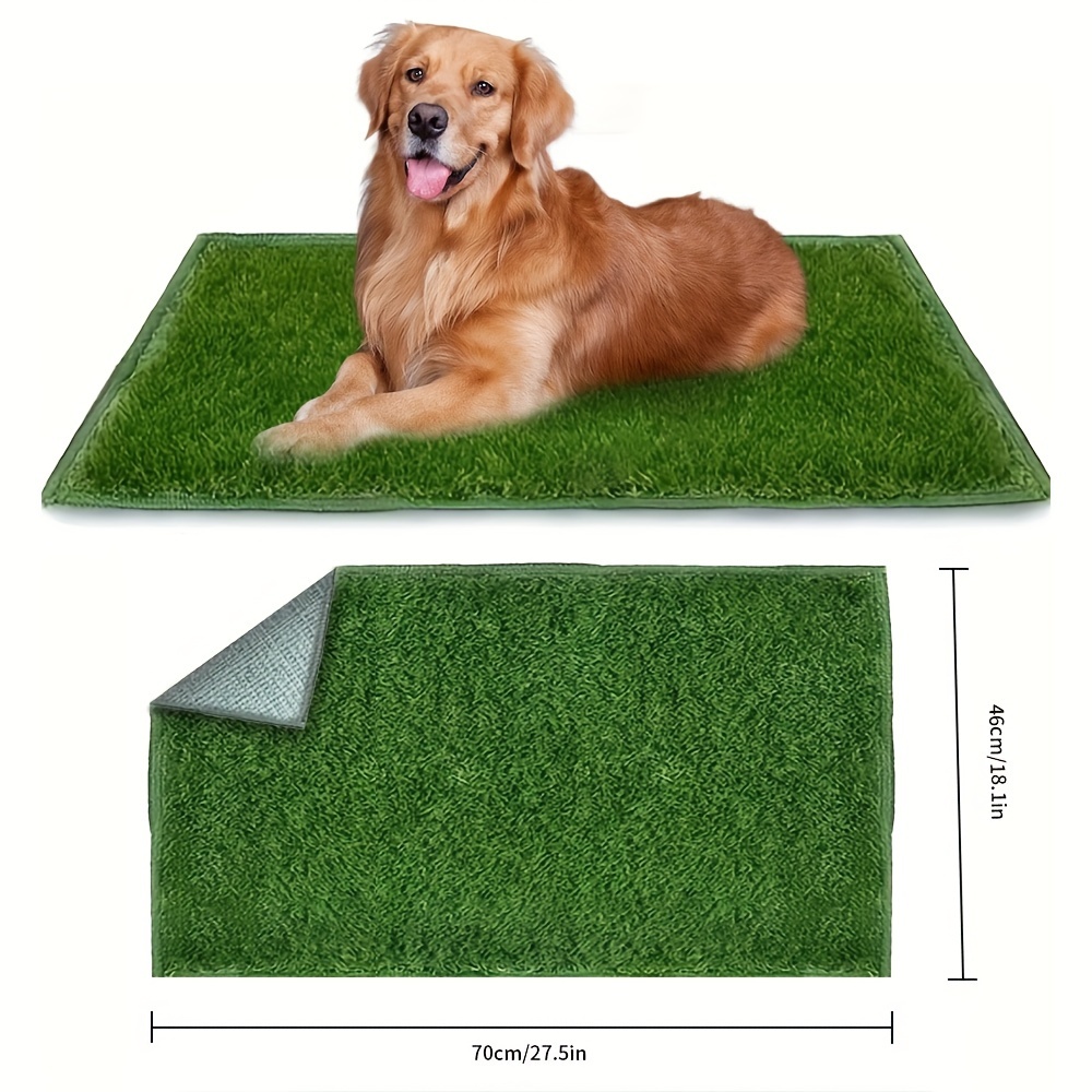 Premium Washable Dog Training Mat - Indoor/outdoor Pee Grass For
