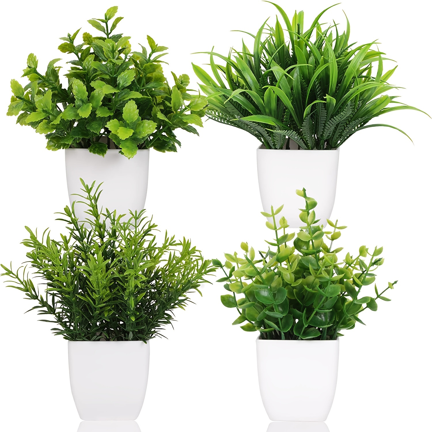 Plantas artificiales grandes para decoración de sala de estar, plantas  verdes falsas para interiores, plantas falsas para jardín, sin  mantenimiento