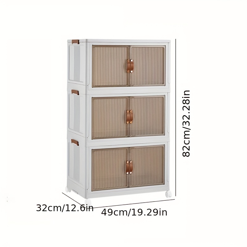Installation free Kitchen Storage Cabinet With Door Multi - Temu