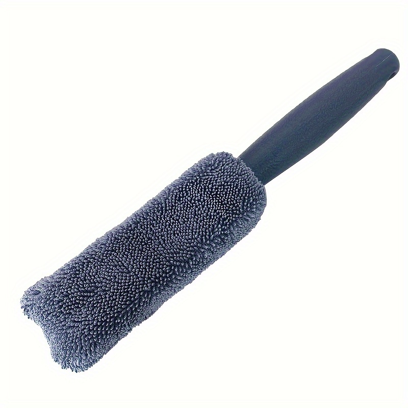 QIIBURR Brush for Cleaning Soft Brush Silk Car Beauty Cleaning Supplies Car  Wash Short Handle Tire Brush Hub Brush Foot Pad Brush Car Tire Brush