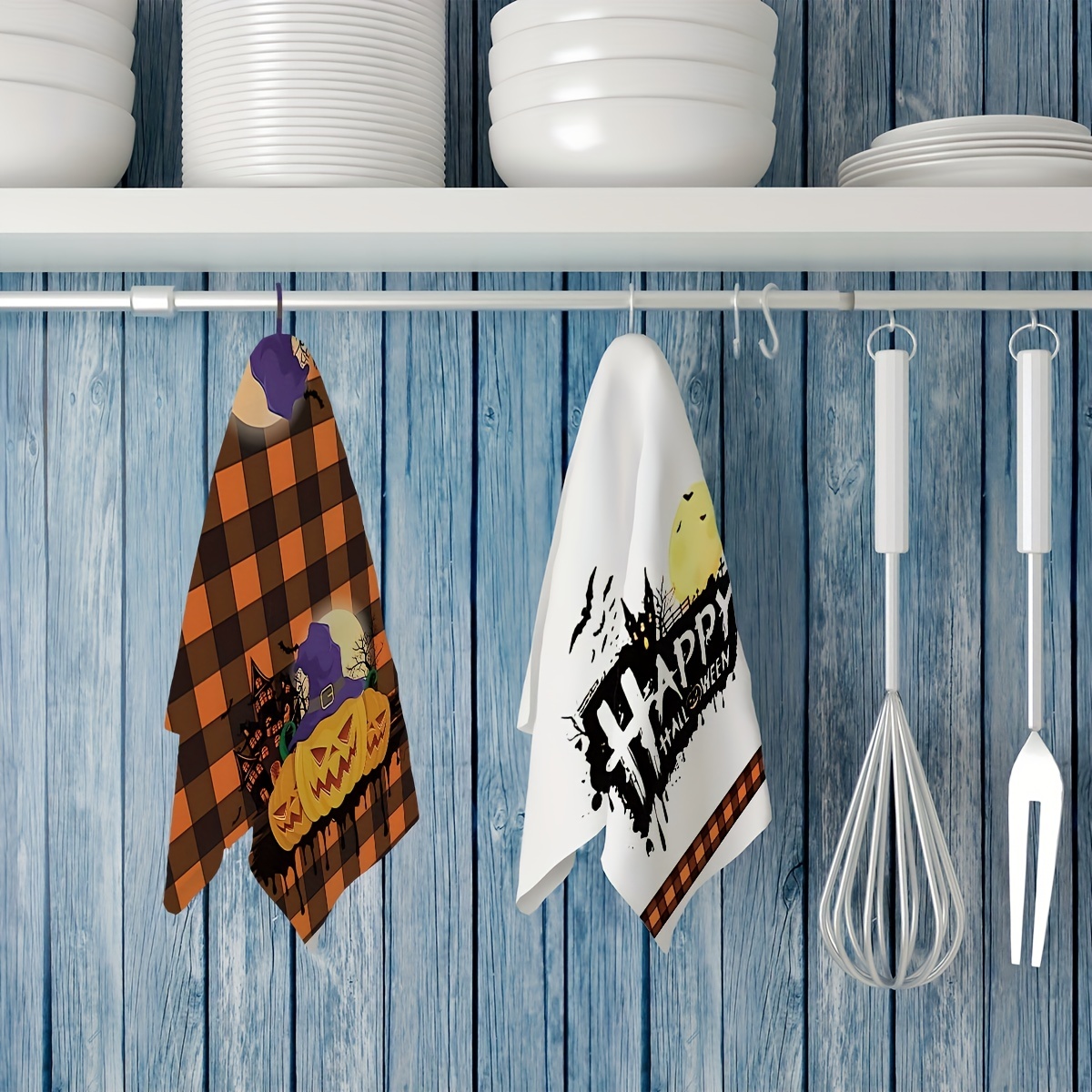 Tartan and Traditions Set of 2 Dish Towels with Decorative Tassels – Vivid  Hue Home