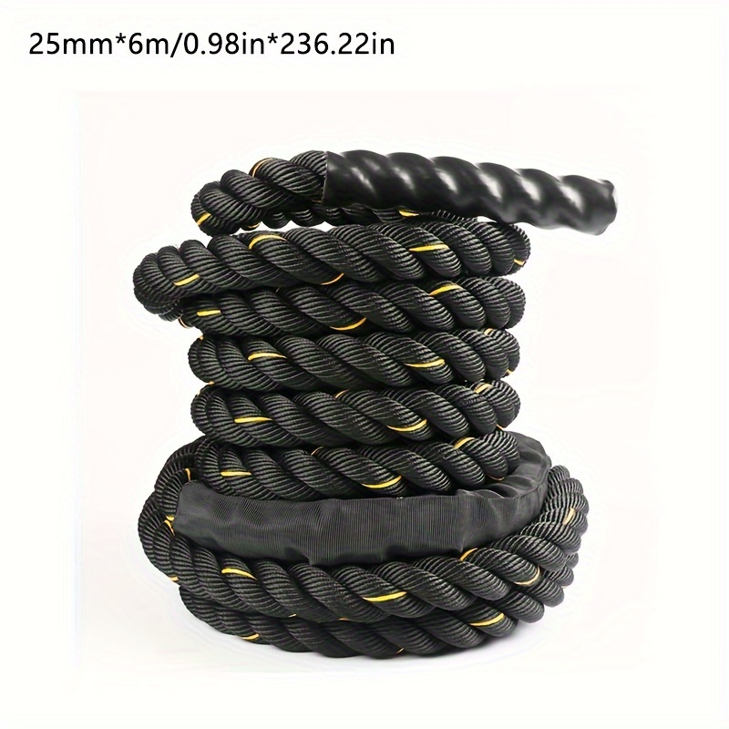 1pc Combat Rope, Core Strength Training Rope, Physical Training Rope,  Fitness Rope (6m/236.22inch)