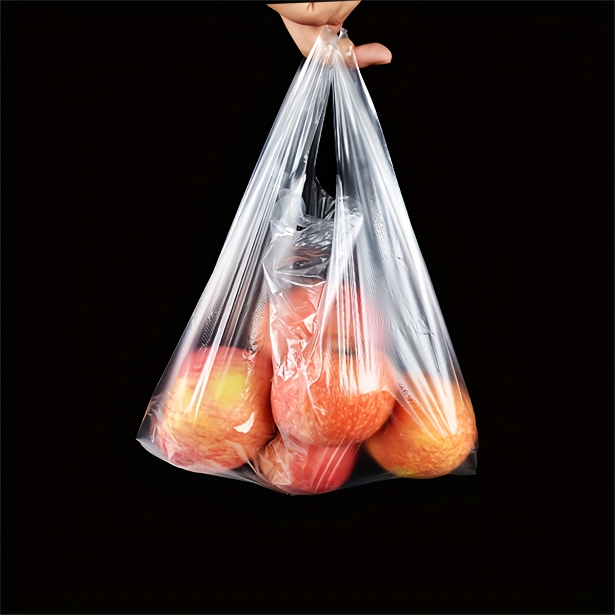 Plastic Bags (white, Transparent) For Grocery Store, Shopping Bag,  Restaurant, Convenience Store Use, Food Bag Supermarket Store Shopping Tote Bag  Disposable Takeaway Packing Bag - Temu