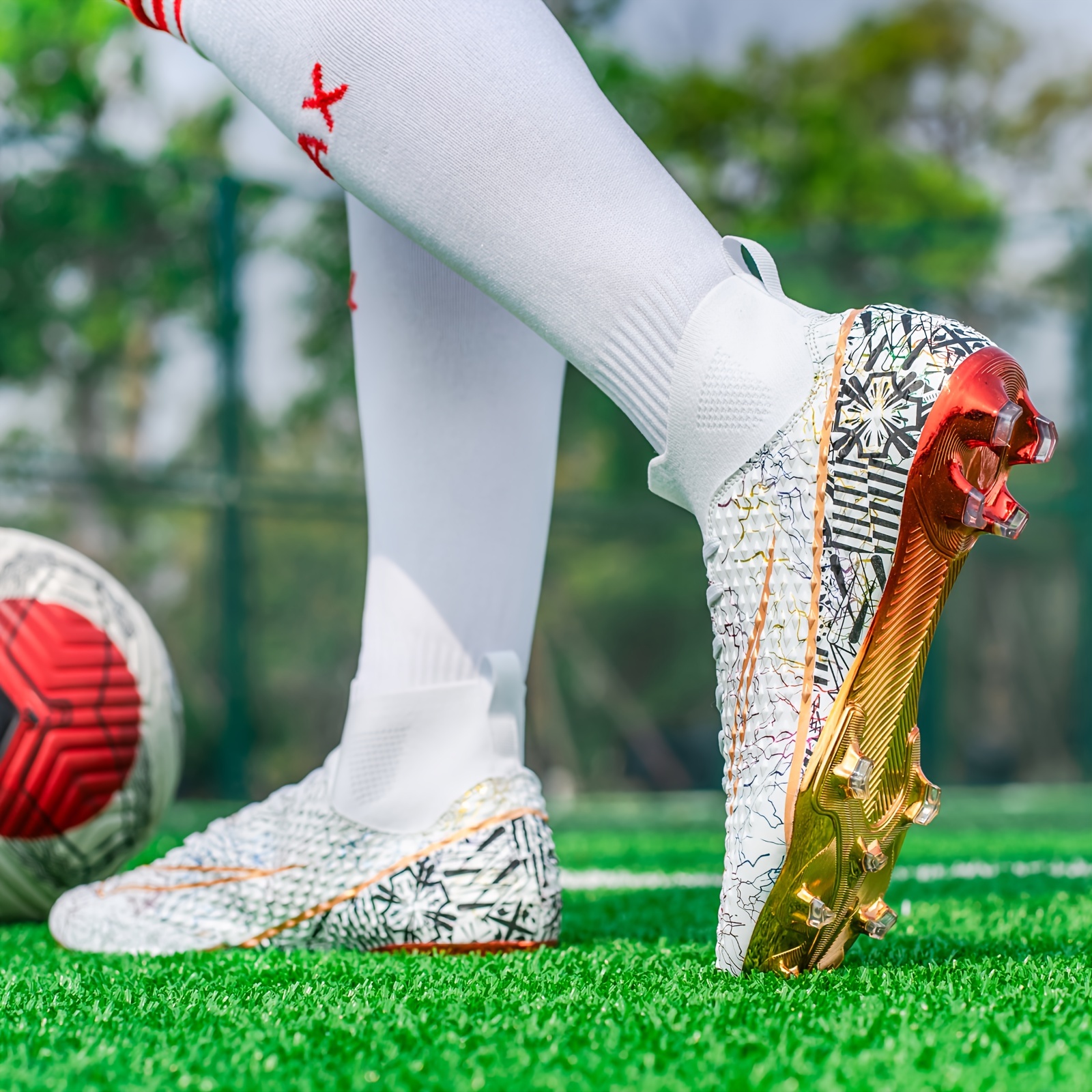 Botas Fútbol Césped Artificial Hombres Mujeres Zapatos - Temu Chile