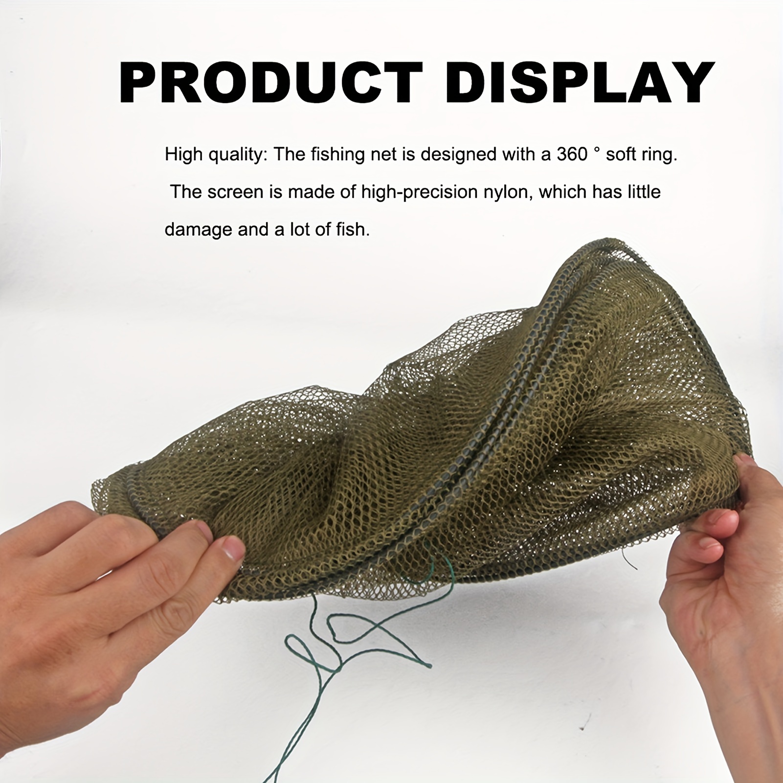 6-hole Fishing Net Trap: Foldable, Collapsible, Perfect For