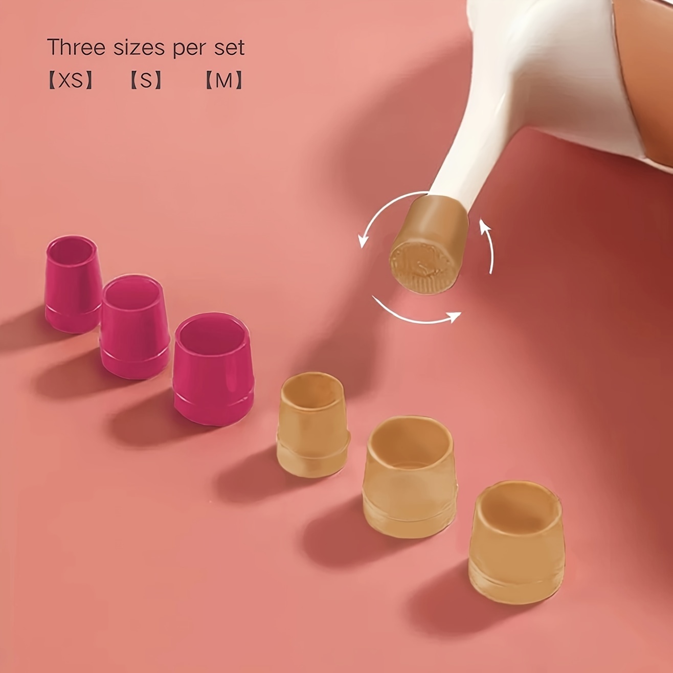 3 Sets High Heel Shoes Heel Protectors Silent Wearable Anti-slip Sound-absorbing Heel Protectors, Grass Wedding Office And Party Anti-slip Heel Protectors