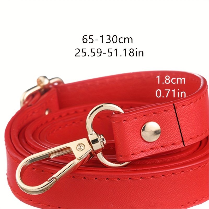 Purse Strap Pu Leather Bag Straps Replacement Durable Adjustable Crossbody Replacement  Straps For Handbags Diy Bag Accessories - Temu