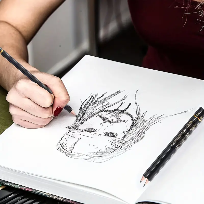 Drawing Pencil Set Full Sketch Set Professional Art Painting - Temu
