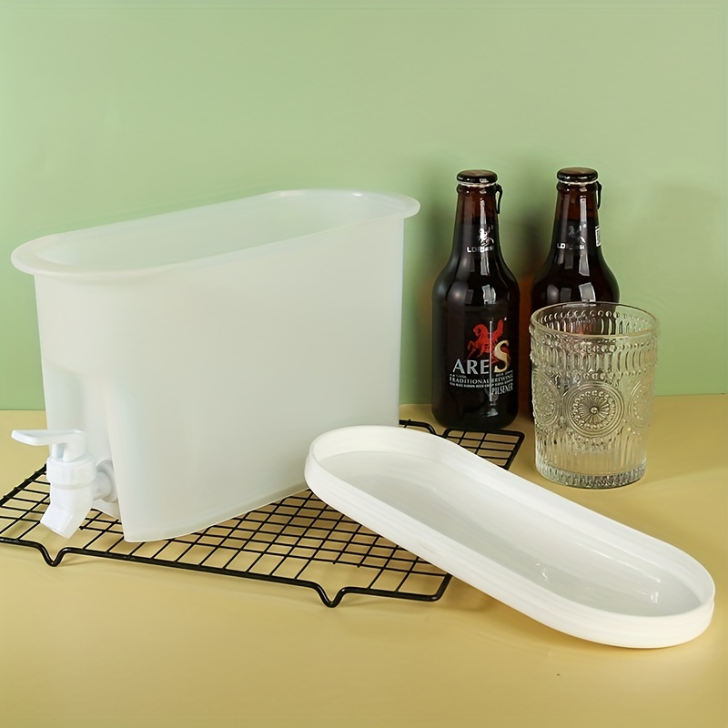 Iced Beverage Tub, Cold Kettle With Faucet In Refrigerator, Drink