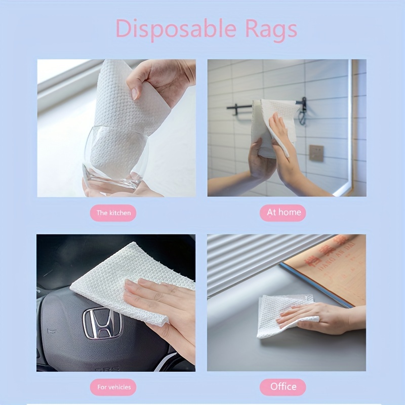 Dry And Wet Lazy Dishcloth Disposable Special Paper For - Temu