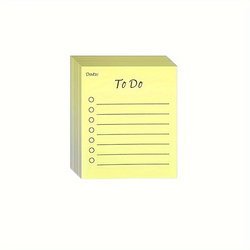1pc Multicolor Sticky Notes Work Memo Pad Planner Time Management