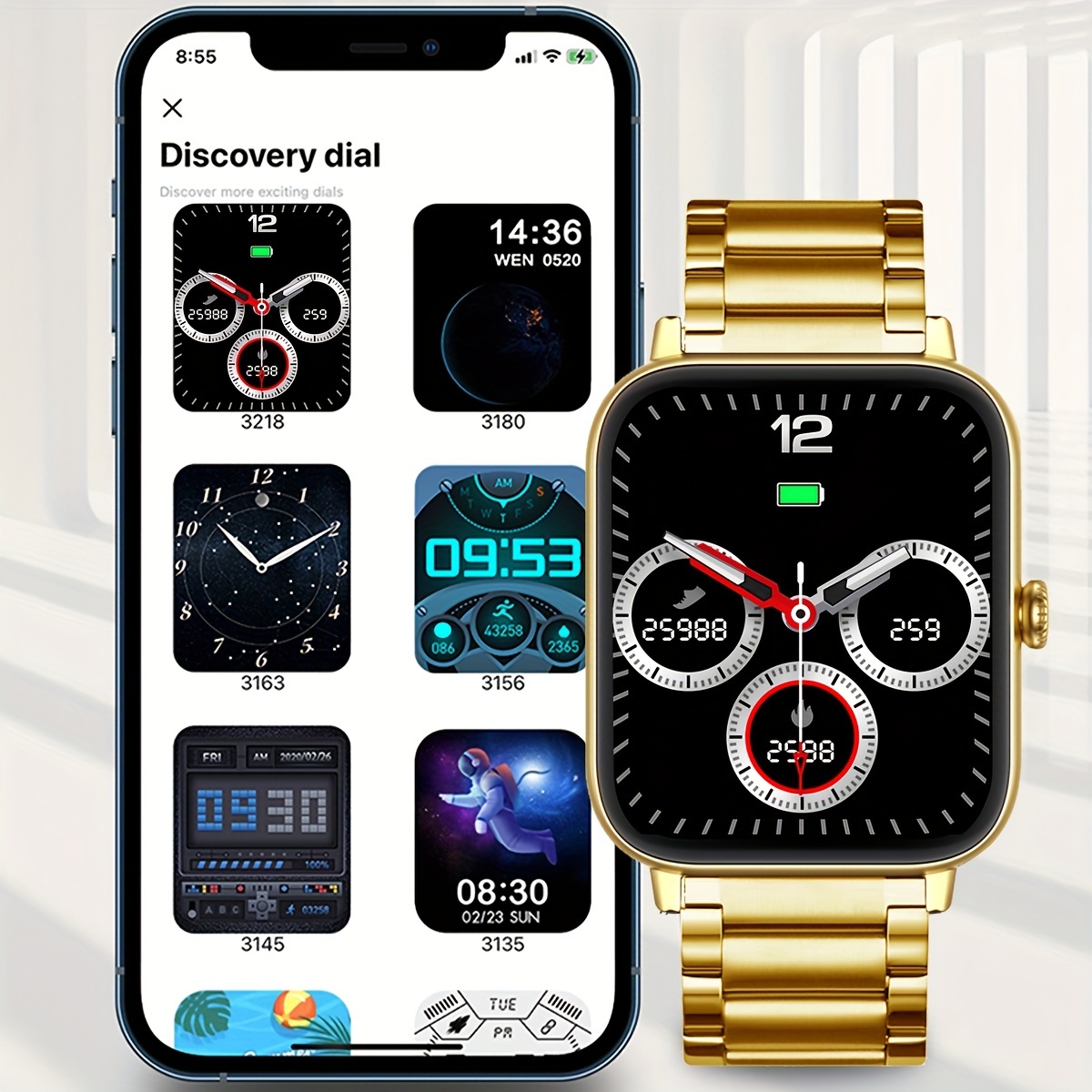 Smartwatch Multifuncional Premium - Digital Tech – Goldden