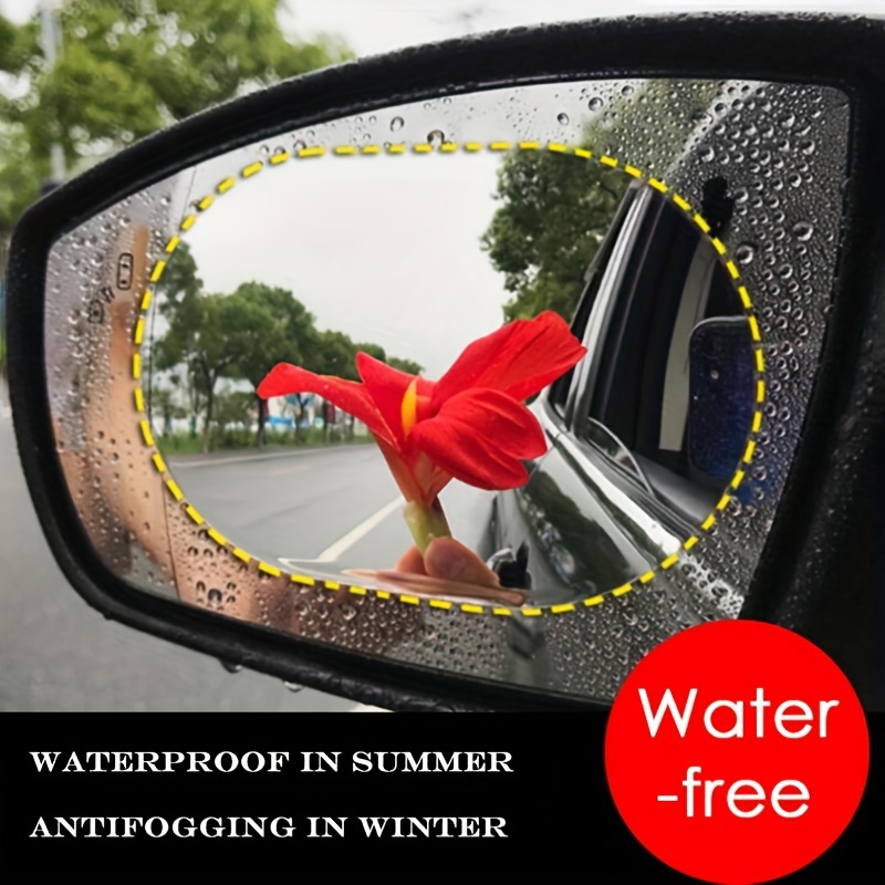 1 Paar Auto Rückspiegel Regen Augenbrauen Seitenspiegel Regenschutz Rot
