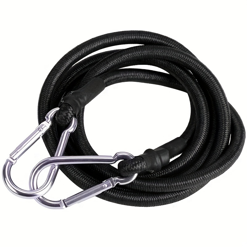 Everest 36-in Nylon Bungee Cord with Rubber Core and Aluminum Carabiner  Hooks - Secure Light Loads with Confidence in the Bungee Cords department  at