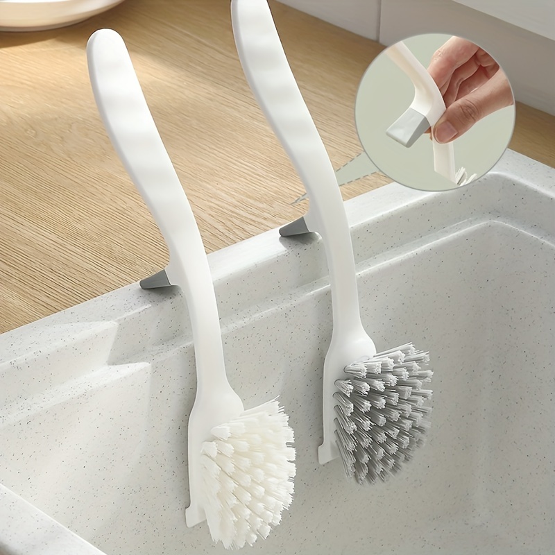 White Cleaning Dish Brush - Temu