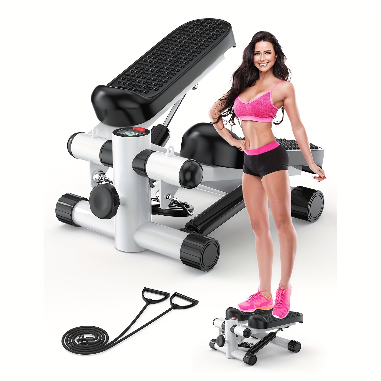 Mini Stepper Exercise Stair Stepper Capacity Workout Stepper - Temu