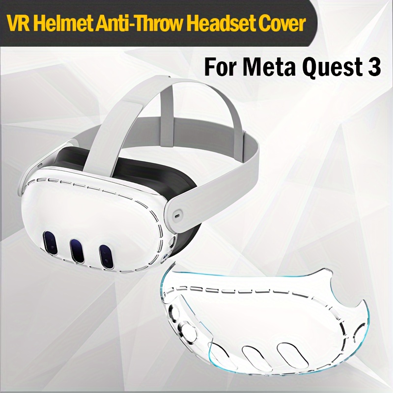 Funda Vr Para Accesorios De Auriculares Meta Quest 3, Protector De Silicona  Para Auriculares Oculus Quest 3 Vr Compatible Con Accesorios Quest 3,  Antiarañazos, Antipolvo, Antigolpes, Moda de Mujer