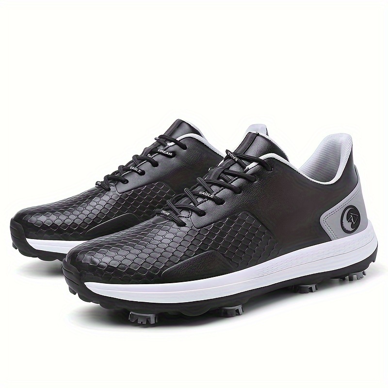 AOLEXWU Men Golf Shoes Breathable Comfy Walking Sport Sneakers