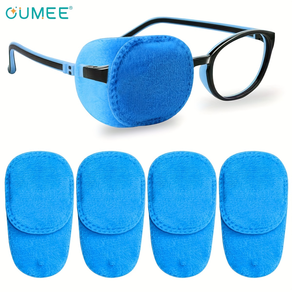 

4 Pack Universal Fit Eye Patches, Right & Left Eye Patch For Glasses, Lazy Eye Patch Treating Lazy Eye Amblyopia Strabismus And After Surgery