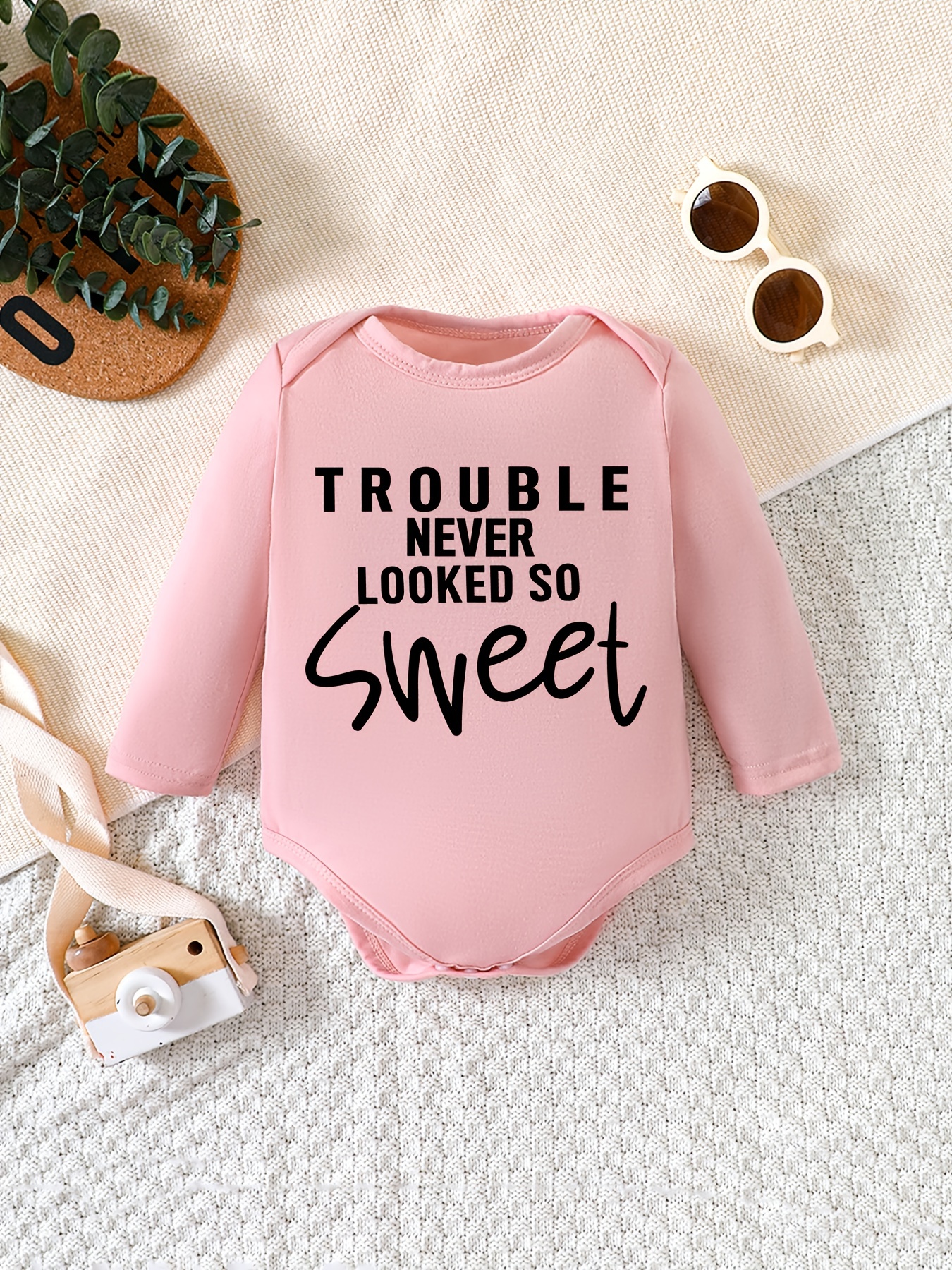 Baby Announcement Onesie Funny Cotton Long Sleeve Baby Bodysuit Toddler Baby  Boys Girls Autumn Romper Clothes