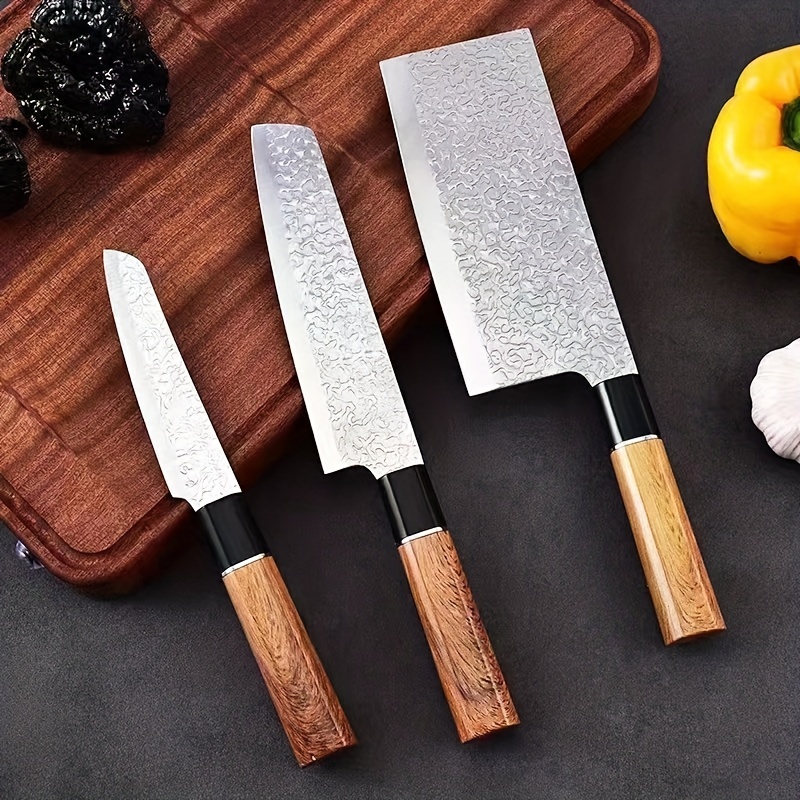 Juego De Cuchillos Para Cocina Acero Japoneses Profesional Chef 10 Piezas  Set