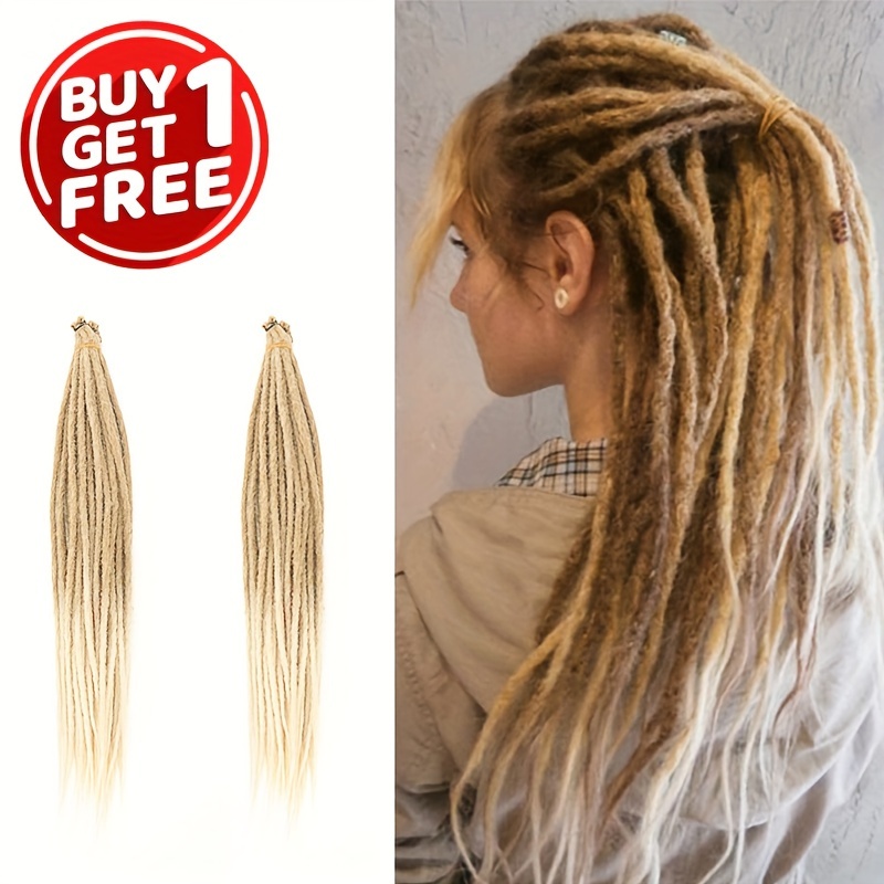 10pcs Dreadlock Extensions 24 inch Dreadlocks Crochet 0.6cm Dreads Brown Dreadlock Extensions Boho Style Synthetic Crochet Braided Hair (30#),Temu