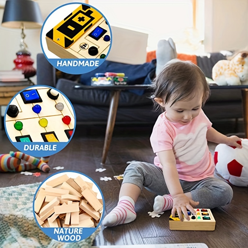 Toddler toys with buttons best sale to push