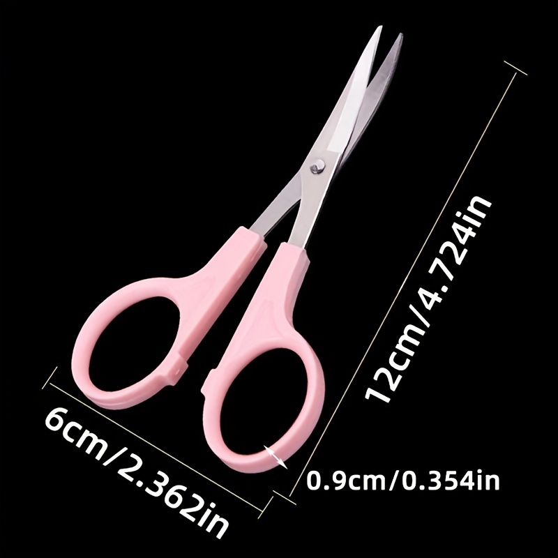 Elbow Shear Stainless Steel Embroidery Scissors With Raised - Temu