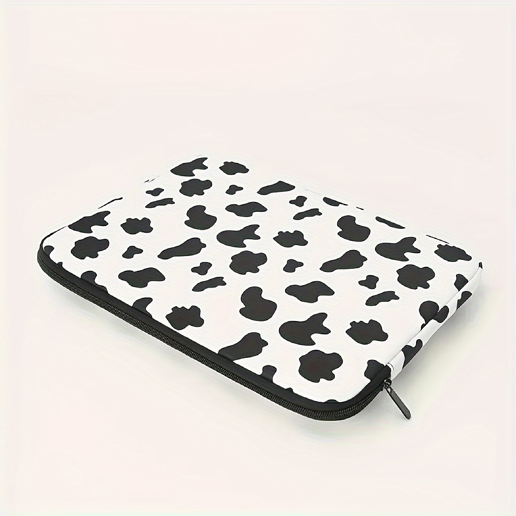 2pcs cow pattern laptop bag set portable lightweight laptop Temu