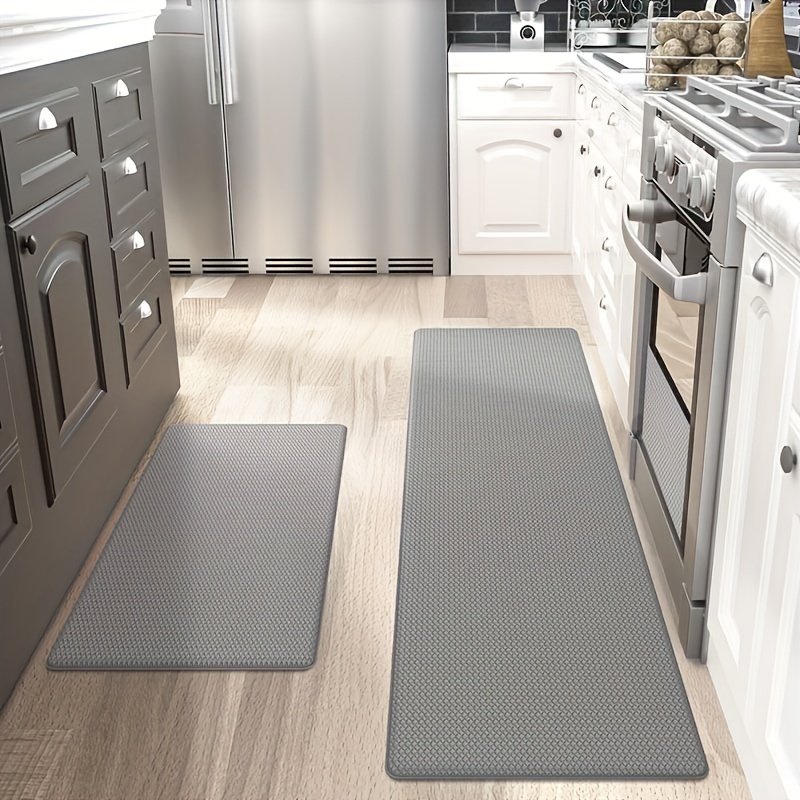 Homergy Anti Fatigue Kitchen Mats for Floor 1 PCS, Memory Foam Cushioned  Rugs, Comfort Standing Desk Mats for Office, Home, Laundry Room, Waterproof  