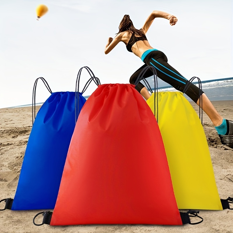 Waterproof Drawstring Backpack for Gym Sports - Men & Women