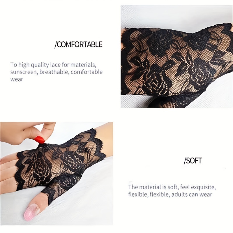 Adult Female Lace Gloves