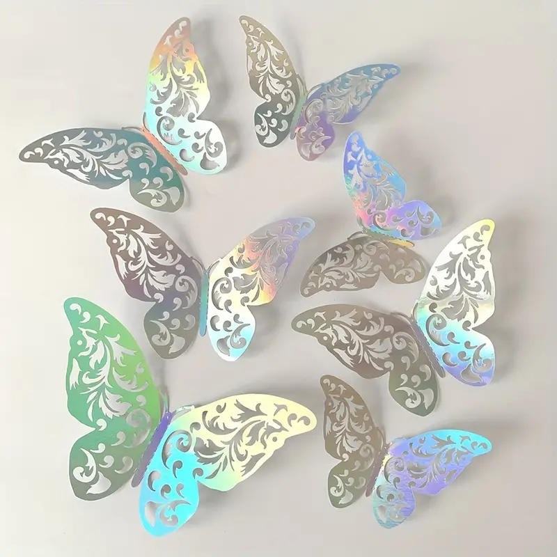 MWOOT 48 piezas mariposas decorativas 3d, mariposas pegatinas de