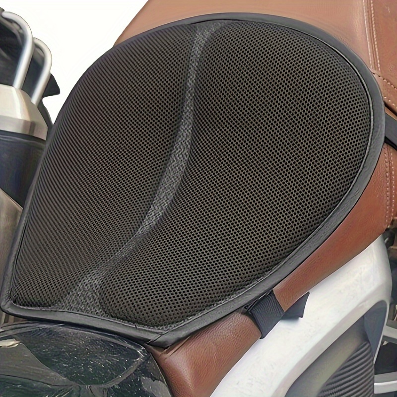 Motorcycle Seat Cushion Cover Adjustable 3d Breathable Mesh - Temu