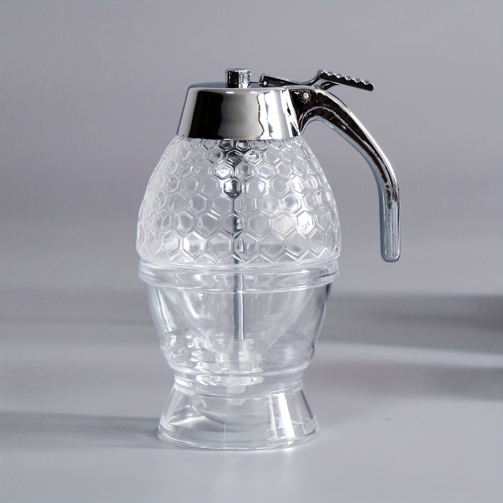 Jarra de vidrio de 50 onzas con asa y tapa, jarra de agua hecha a