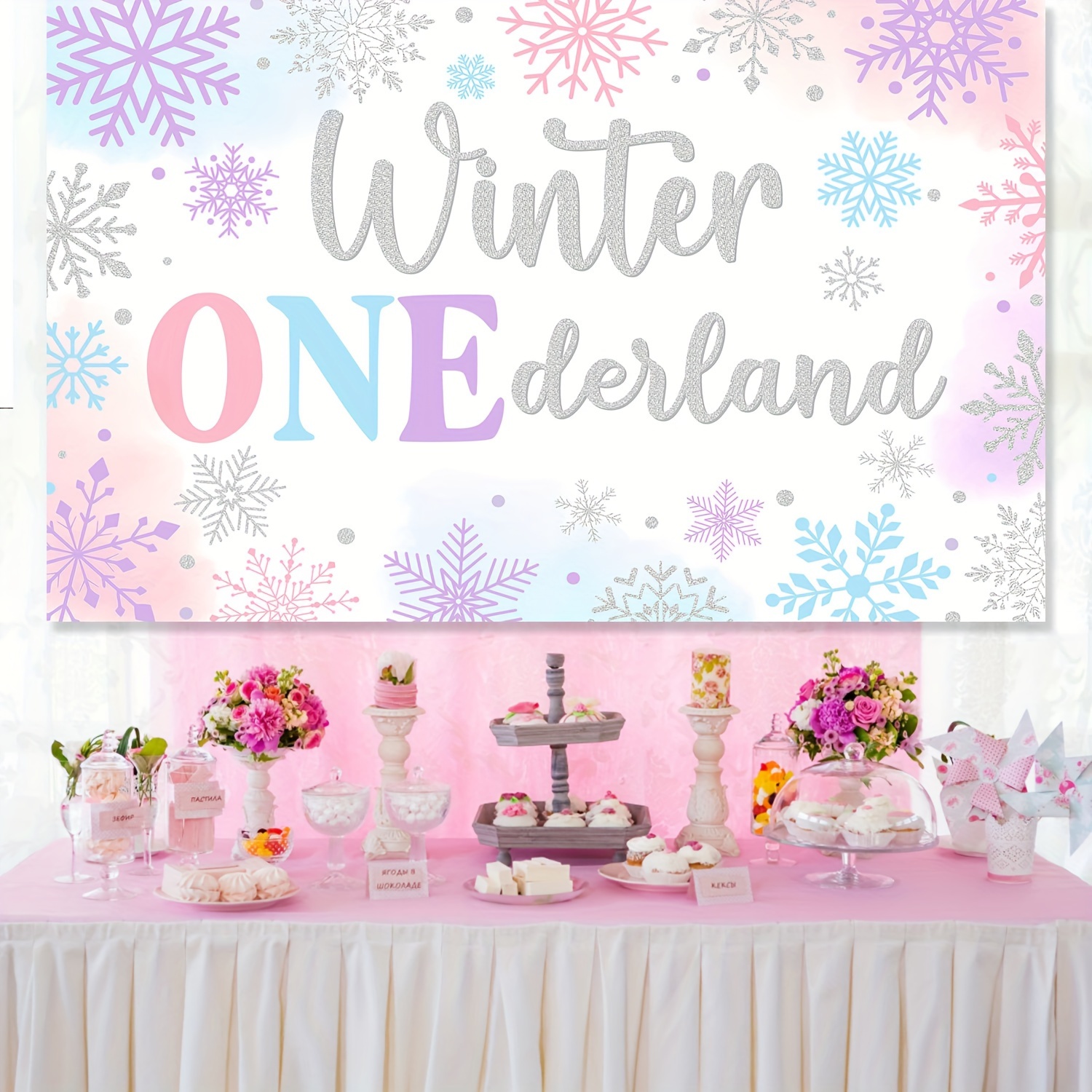 Winter Onederland Party Supplies Winter Onederland Party - Temu