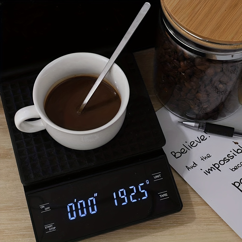 Espresso Scale With Timer Drip Coffee Scale Small And Handy - Temu