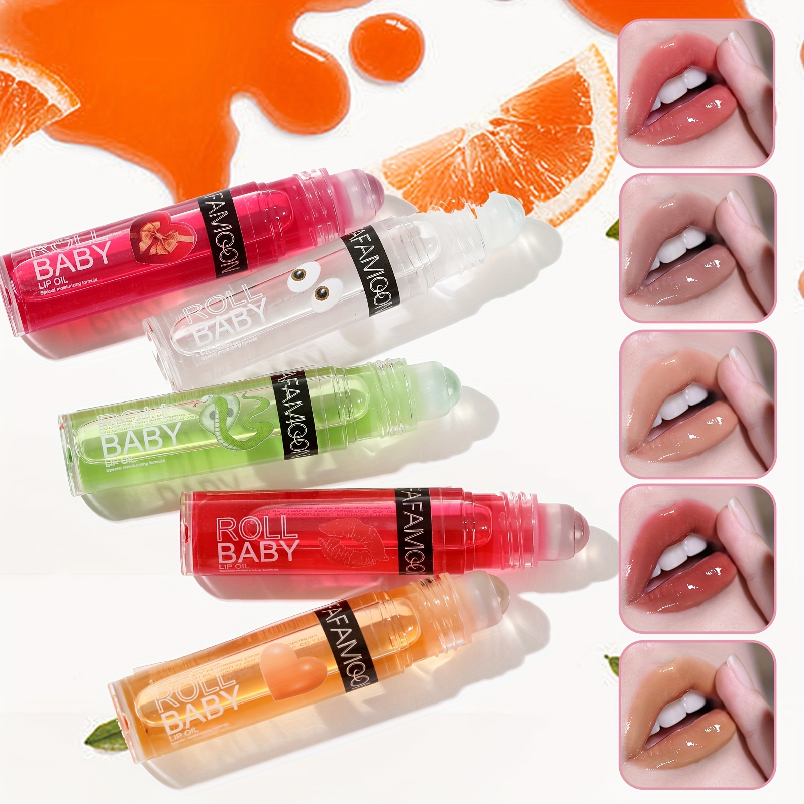 Long-lasting Moisturizing Lip Oil Lip Gloss With Fruit Flavor And