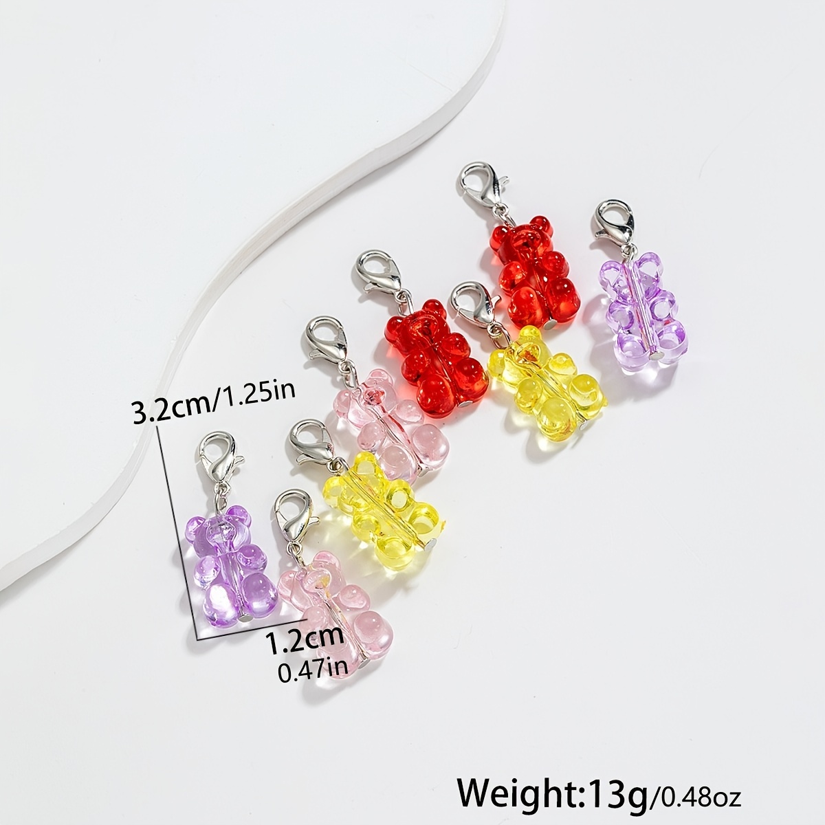 Gummy Bear Charms Jewelry Making, Accessories Making Jewelry