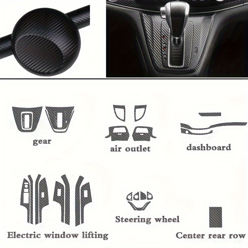 Carbon Fiber Carbon Sticker For Ford Mondeo MK4 5 2013 2018 Interior  Central Control Panel And Door Handle Enhance Car Styling With  Accessorie308L From Hair212, $20.11