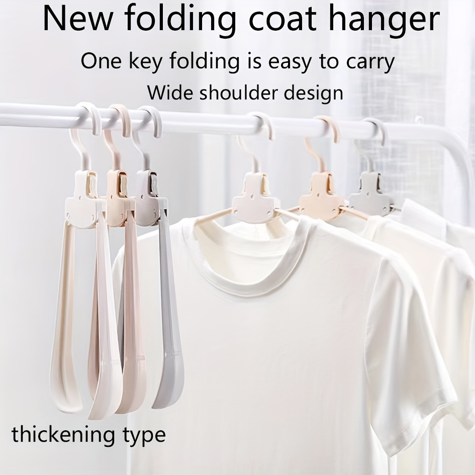 Plastic Clothes Hangers, Traceless Non-slip Clothes Hanger, Ultra-thin Coat  Hanger, Simple Clothes Drying Rack For Clothing Stores - Temu