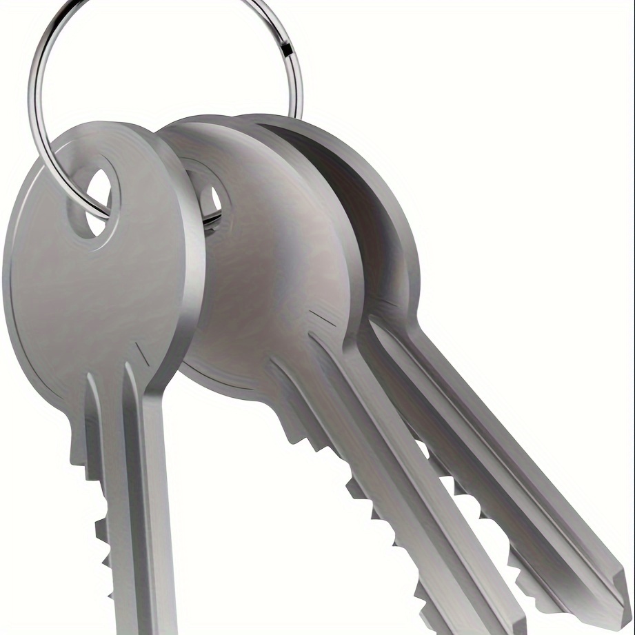 Key Rings Metal Keychain Rings Split Keyrings Flat O Ring for Home
