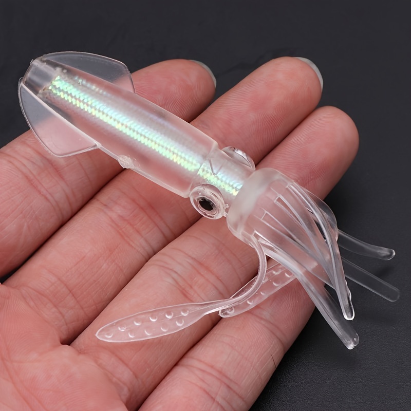 Artificial Squid Lure, TPE Red 300g Spray Ink Fishing Squid Bait Lifelike  with Ink Block for Sea Fishing, Soft Plastic Lures -  Canada