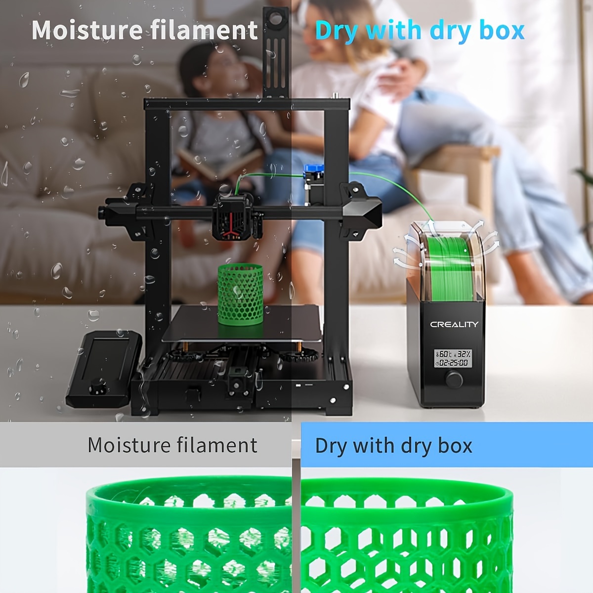 Filament Dryer Box S2 Filadryer Dry Box 3d Printer Filament - Temu