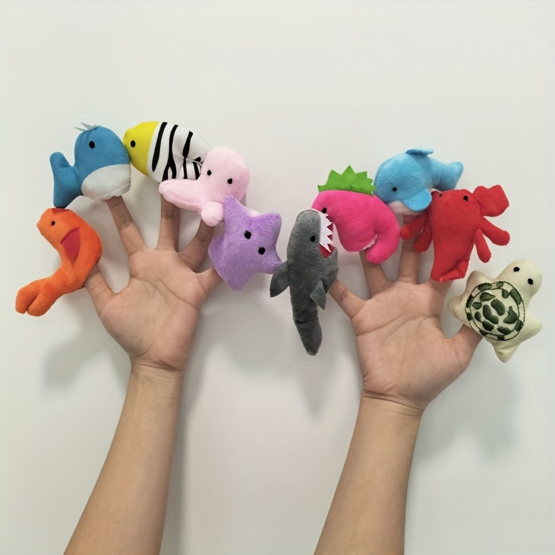 Cartoon Hand Puppet Doll Finger Puppet Early Education - Temu