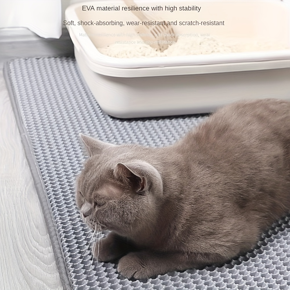Doppelschichtige Rutschfeste Katzenstreu-matte, Waschbare  Katzenreinigungsmatte Für Toilettenkennel-katzenstreu-box-matte -  Haustierbedarf - Temu Germany